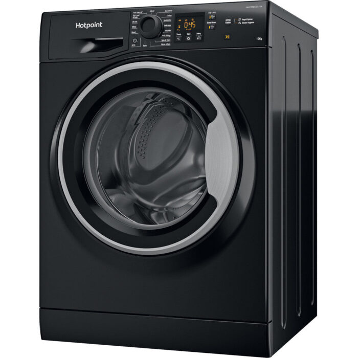 Hotpoint NSWM1046BSUK 10kg 1400 Spin Washing Machine Black - Image 3