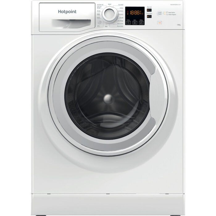 Hotpoint NSWM1046WUK 10kg 1400 Spin Washing Machine White - Image 1