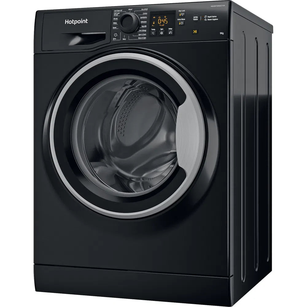 hotpoint-nswm965cbsukn-9kg-1600-spin-washing-machine-black-black-1082407139 Hotpoint NSWM965CBSUKN 9kg 1600 Spin Washing Machine Black - Image 3