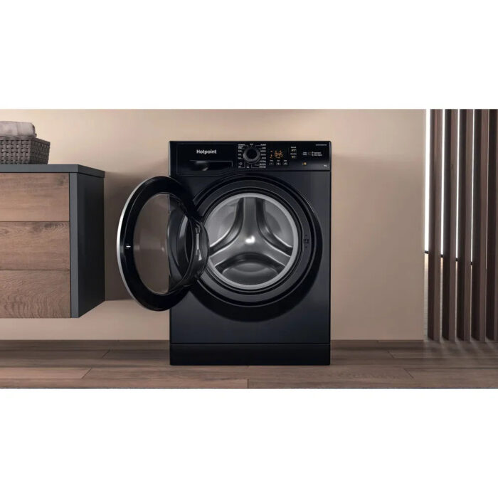 Hotpoint NSWM965CBSUKN 9kg 1600 Spin Washing Machine Black - Image 6