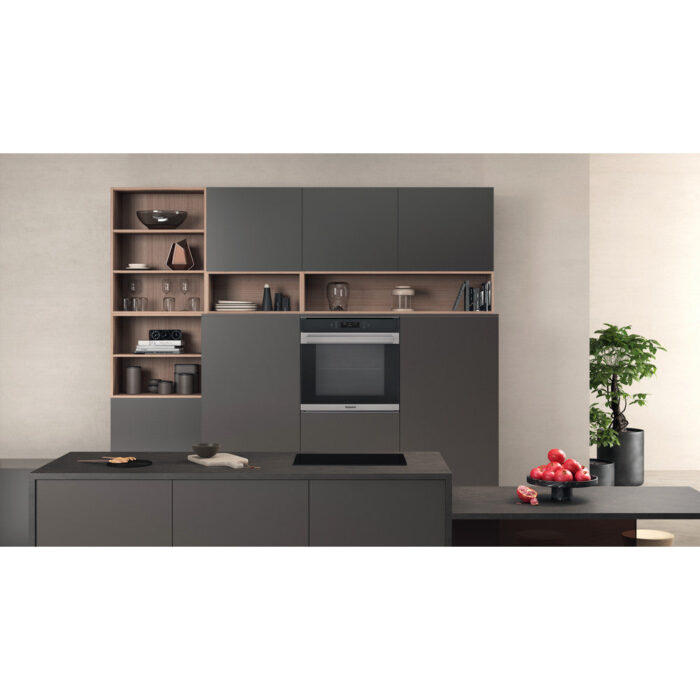 Hotpoint SI7891SPIX Class 7 Built In Electric Single Oven Stainless Steel - Image 4