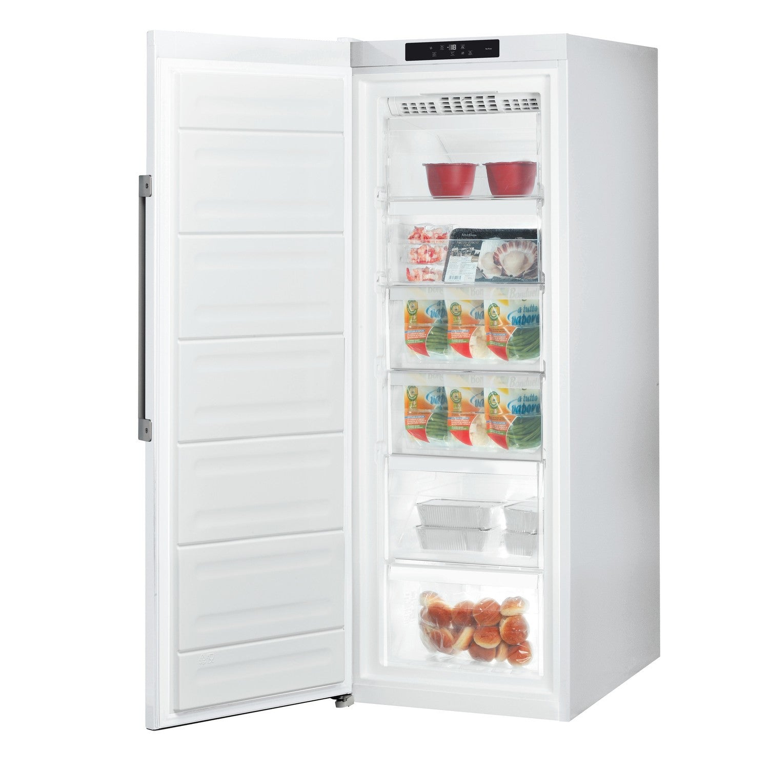hotpoint-uh6f2cw-freestanding-no-frost-tall-freezer-white-1176603506 Hotpoint UH6F2CW Freestanding No Frost Tall Freezer White - Image 2