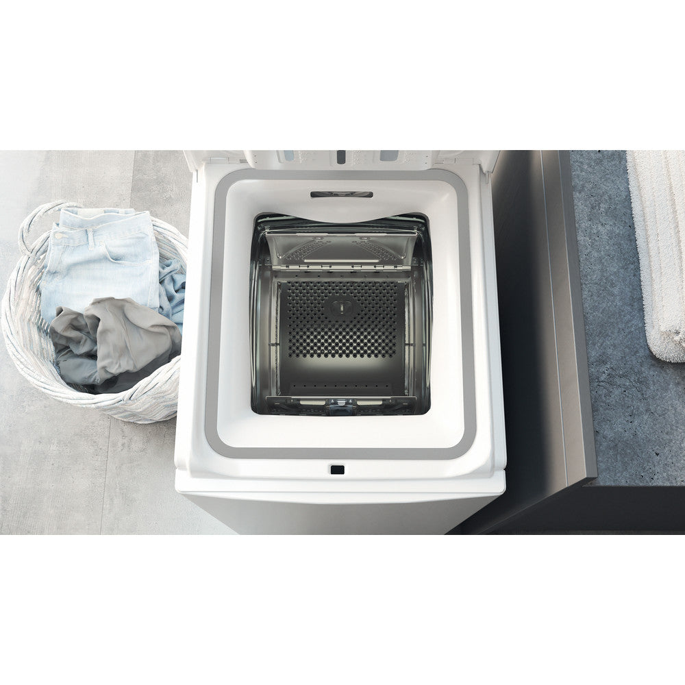 hotpoint-wmtf722uukn-top-loading-7kg-washing-machine-with-1200-spin-white-1082407880 Hotpoint WMTF722UUKN Top Loading 7kg Washing Machine With 1200 Spin White - Image 9