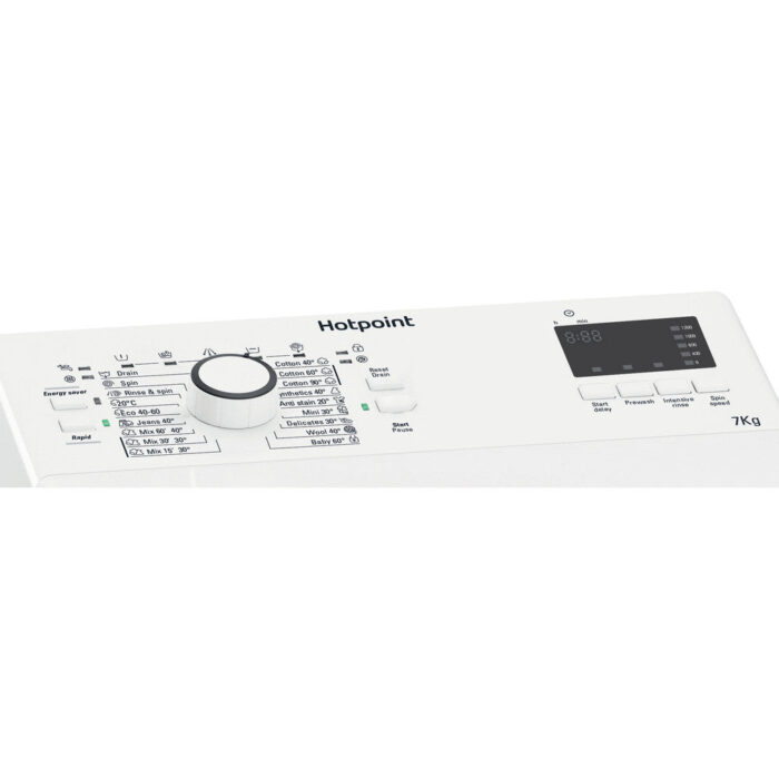 Hotpoint WMTF722UUKN Top Loading 7kg Washing Machine With 1200 Spin White - Image 10