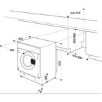 Indesit BIWDIL75148 7kg+5kg 1400 Spin Integrated Washer Dryer White - Image 3