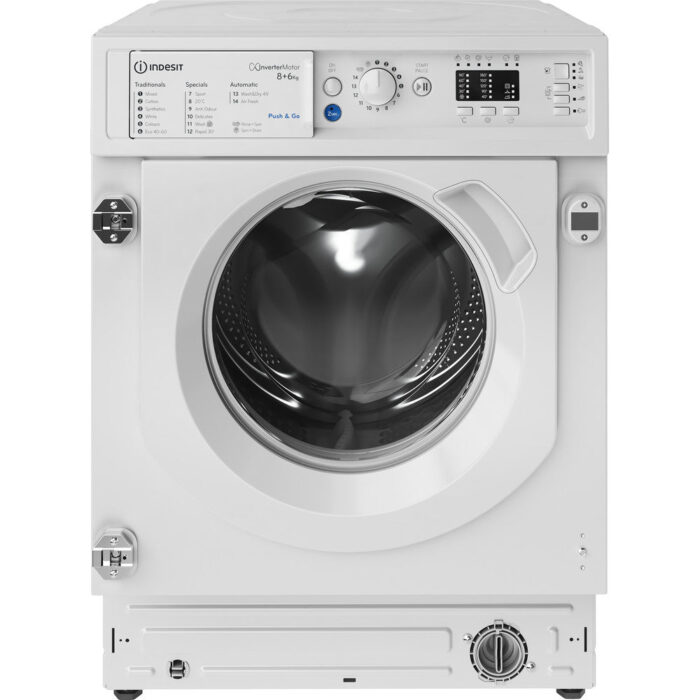Indesit BIWDIL861485 8 kg Integrated Washer Dryer White - Image 1