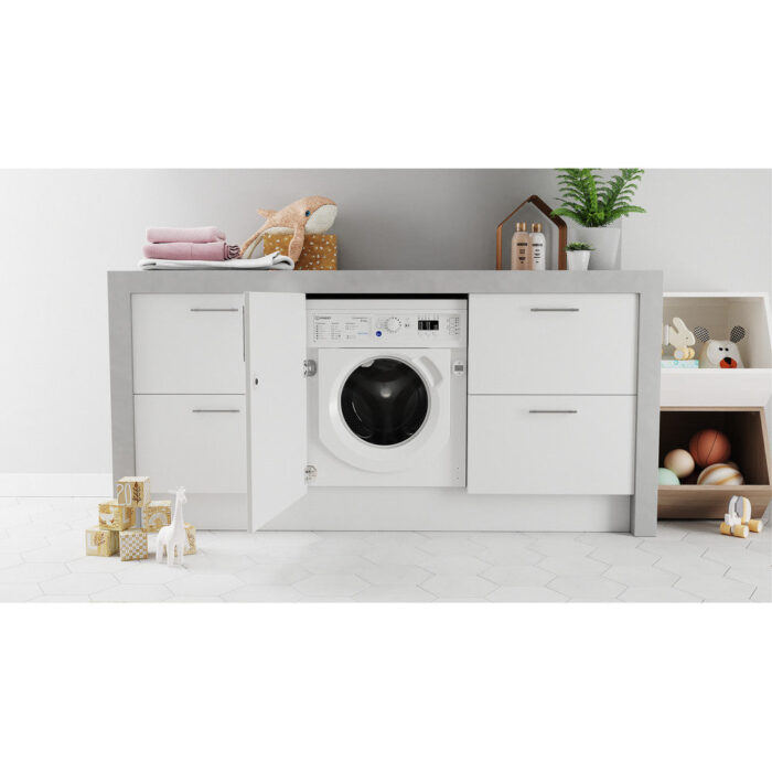 Indesit BIWDIL861485 8 kg Integrated Washer Dryer White - Image 5