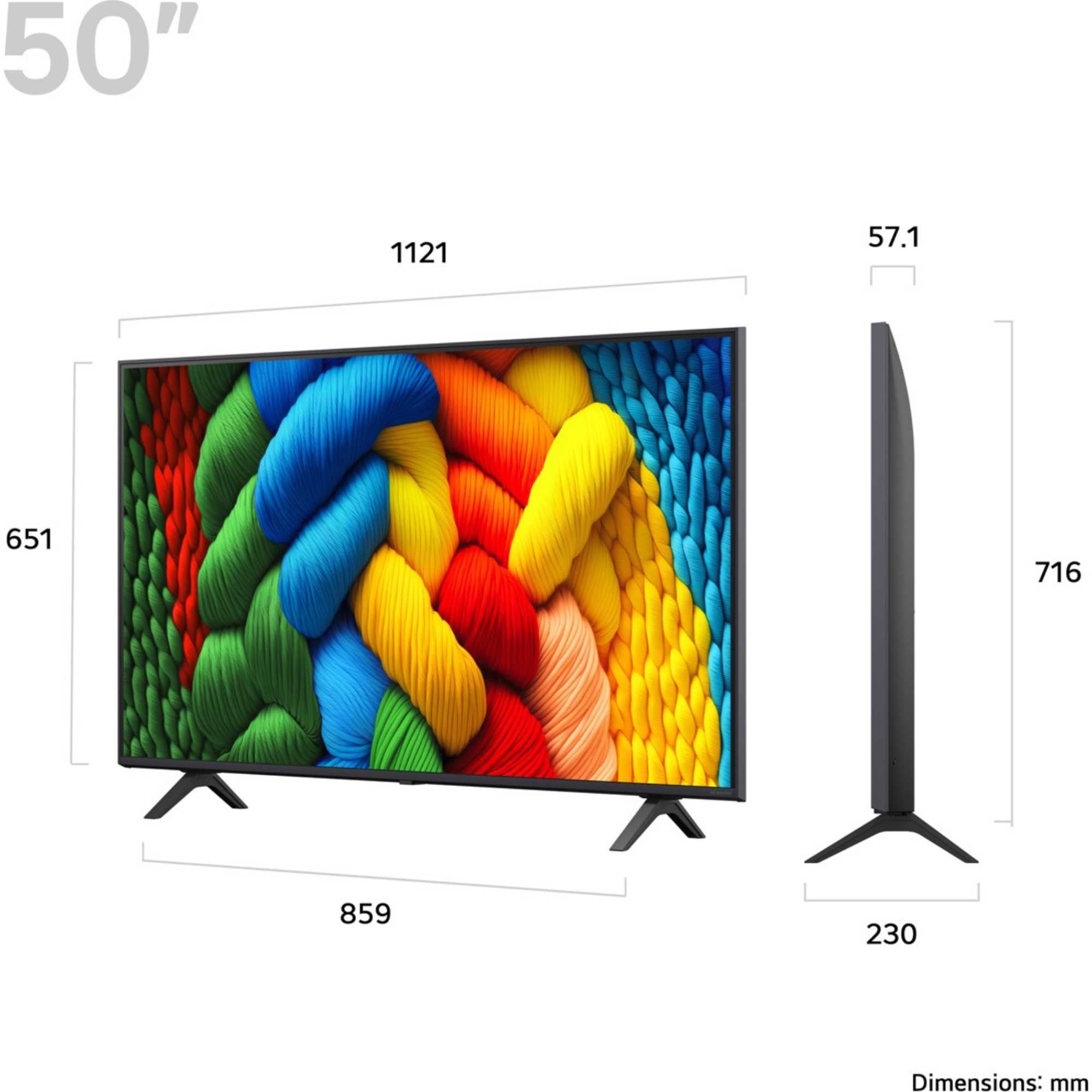 lg-50nano80a6b-50-inch-nanocell-ai-nano80-4k-ultra-hd-hdr-smart-tv-2025-50-inch-1154213971 LG 50NANO80A6B 50 Inch NanoCell AI NANO80 4K Ultra HD HDR Smart TV 2025 - Image 2