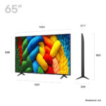 LG 65NANO80A6B 65 Inch NanoCell AI NANO80 4K Ultra HD HDR Smart TV 2025 - Image 2