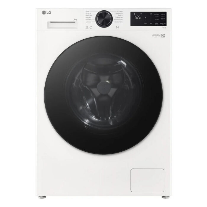 LG F2X50S9TWB VX50 Series 9kg 1200 Spin WiFi Enabled Front Load Washing Machine White - A Rated - Image 1
