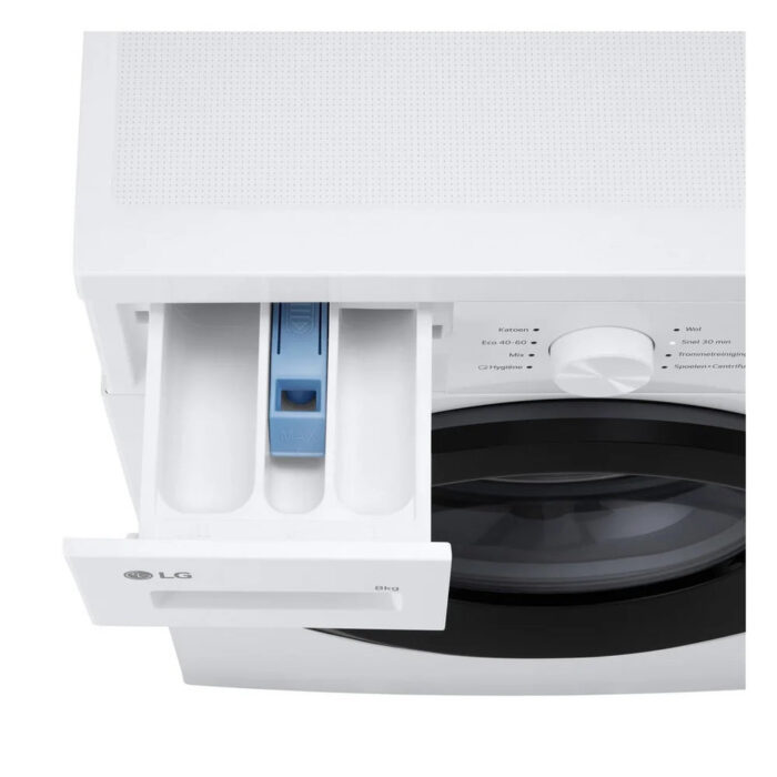 LG F4A10S8NWK 8kg 1400 Spin Front Load Washing Machine White - A Rated - Image 5
