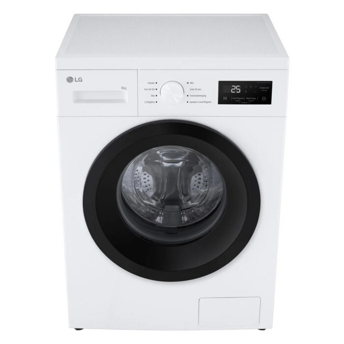 LG F4A10S8NWK 8kg 1400 Spin Front Load Washing Machine White - A Rated - Image 4