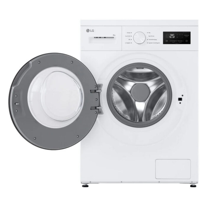 LG F4A10S8NWK 8kg 1400 Spin Front Load Washing Machine White - A Rated - Image 2