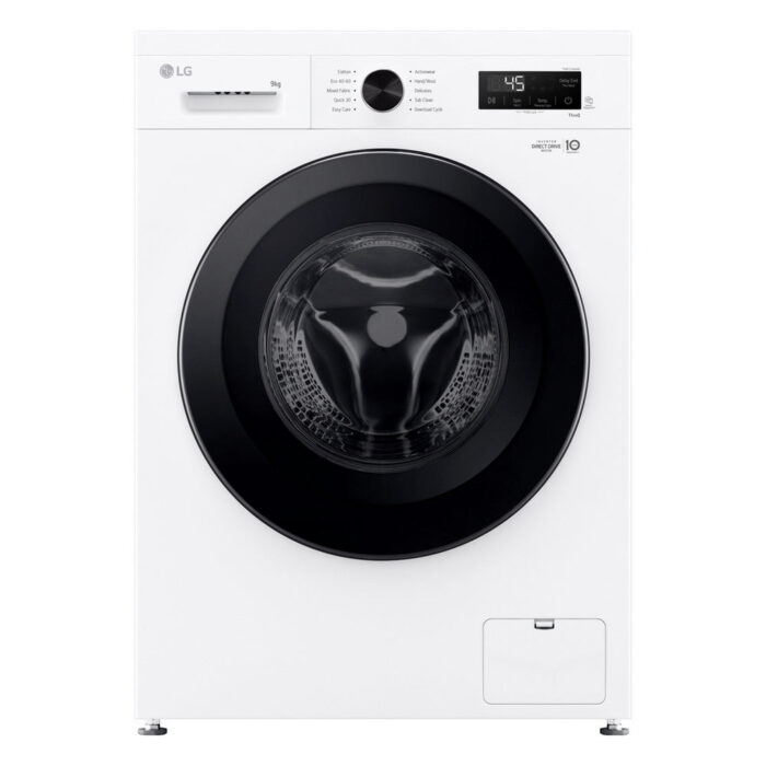 LG F4X1009NWK X10 Series Direct Drive WiFi-enabled 9 kg 1400 Spin Washing Machine White - Image 1