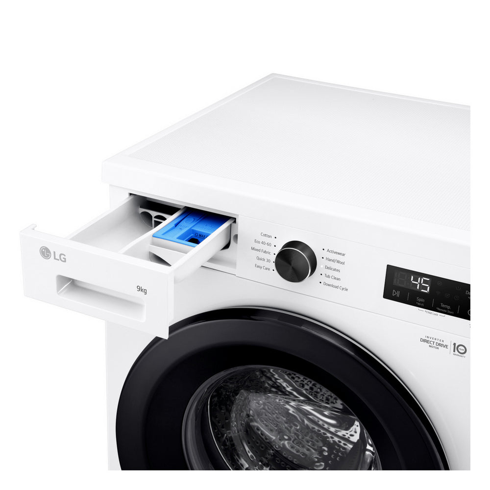 lg-f4x1009nwk-x10-series-direct-drive-wifi-enabled-9-kg-1400-spin-washing-machine-white-1087692954 LG F4X1009NWK X10 Series Direct Drive WiFi-enabled 9 kg 1400 Spin Washing Machine White - Image 7