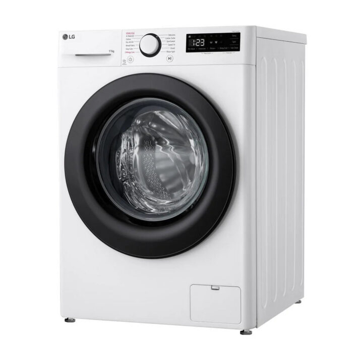 LG F4Y511WBLN1 11kg Steam 1400 Spin Freestanding Front Load Washing Machine White - A Rated - Image 7