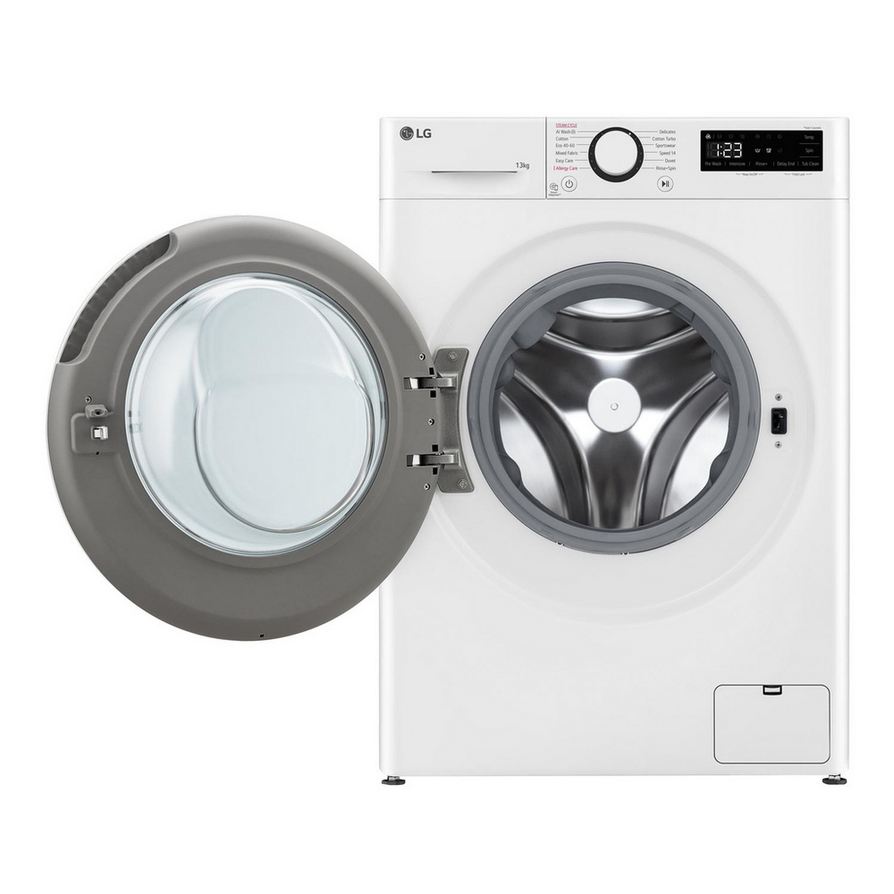 lg-f4y513wwln1-13kg-1400-spin-ai-direct-drive-freestanding-washing-machine-white-1195959302 LG F4Y513WWLN1 13kg 1400 Spin AI Direct Drive Freestanding Washing Machine White - Image 2