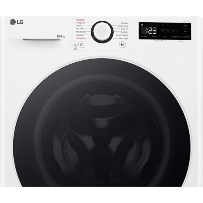 LG FWY606WWLN1 10+6kg 1400 Spin Washer Dryer White - Image 14
