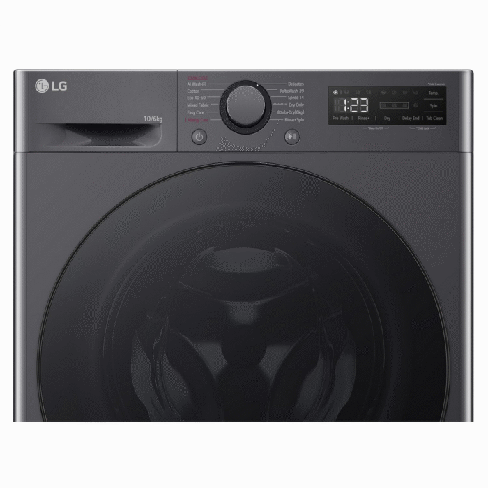 LG FWY706GBTN1 10+6 kg 1400 Spin Freestanding Washer Dryer Slate Grey - Image 3