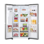 LG GSLC40PYPE 641L NatureFRESH American Fridge Freezer Prime Silver - Image 2