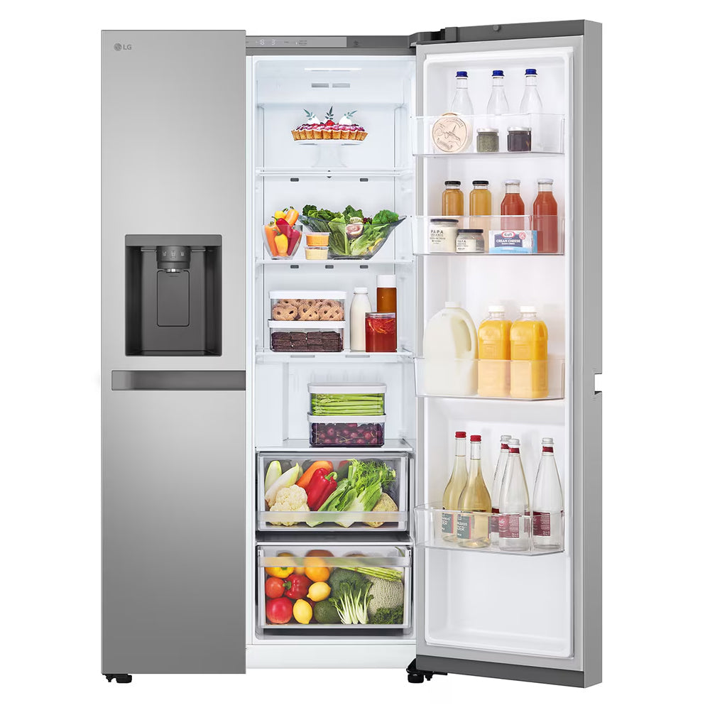 lg-gslc40pype-641l-naturefresh-american-fridge-freezer-prime-silver-1093462316 LG GSLC40PYPE 641L NatureFRESH American Fridge Freezer Prime Silver - Image 3