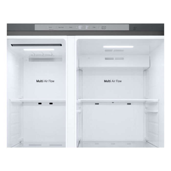 LG GSLC40PYPE 641L NatureFRESH American Fridge Freezer Prime Silver - Image 9