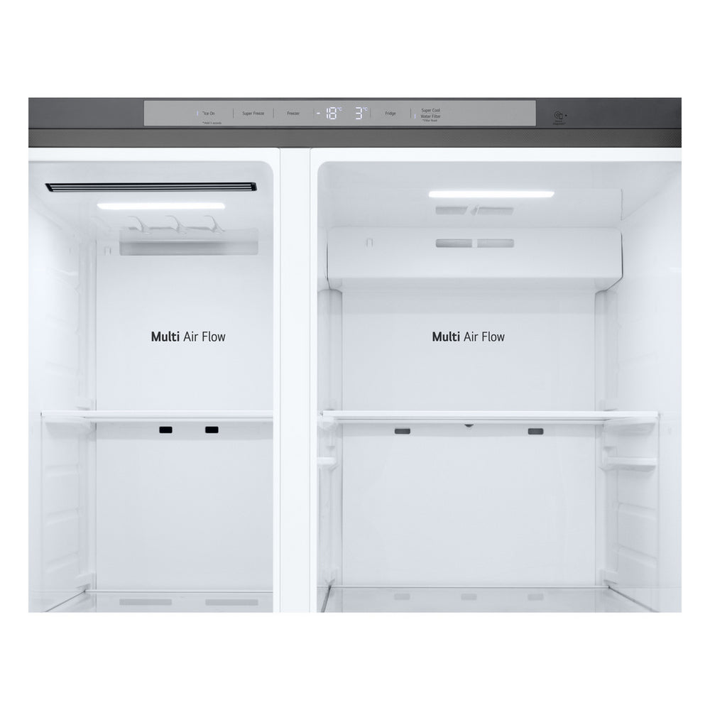 lg-gslc40pype-641l-naturefresh-american-fridge-freezer-prime-silver-1093462323 LG GSLC40PYPE 641L NatureFRESH American Fridge Freezer Prime Silver - Image 9