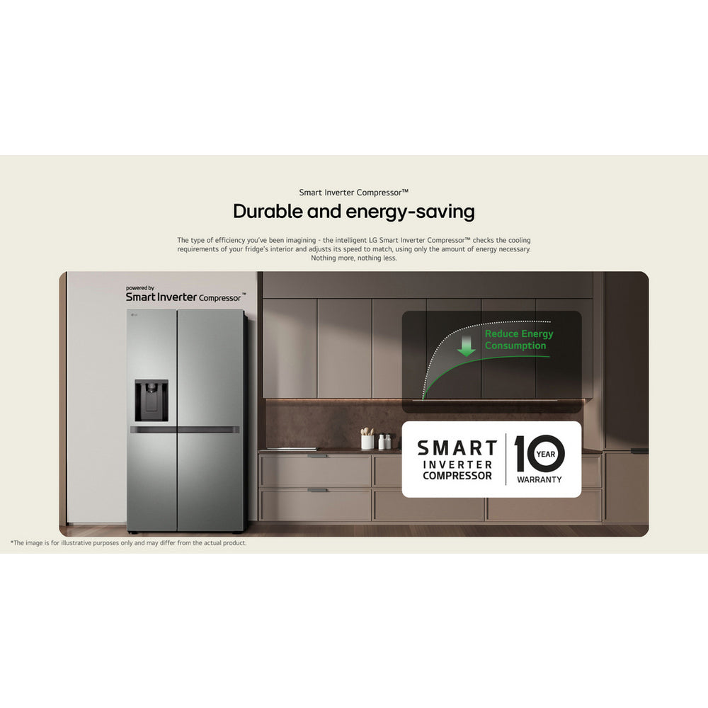 lg-gslc40pype-641l-naturefresh-american-fridge-freezer-prime-silver-1093462328 LG GSLC40PYPE 641L NatureFRESH American Fridge Freezer Prime Silver - Image 13