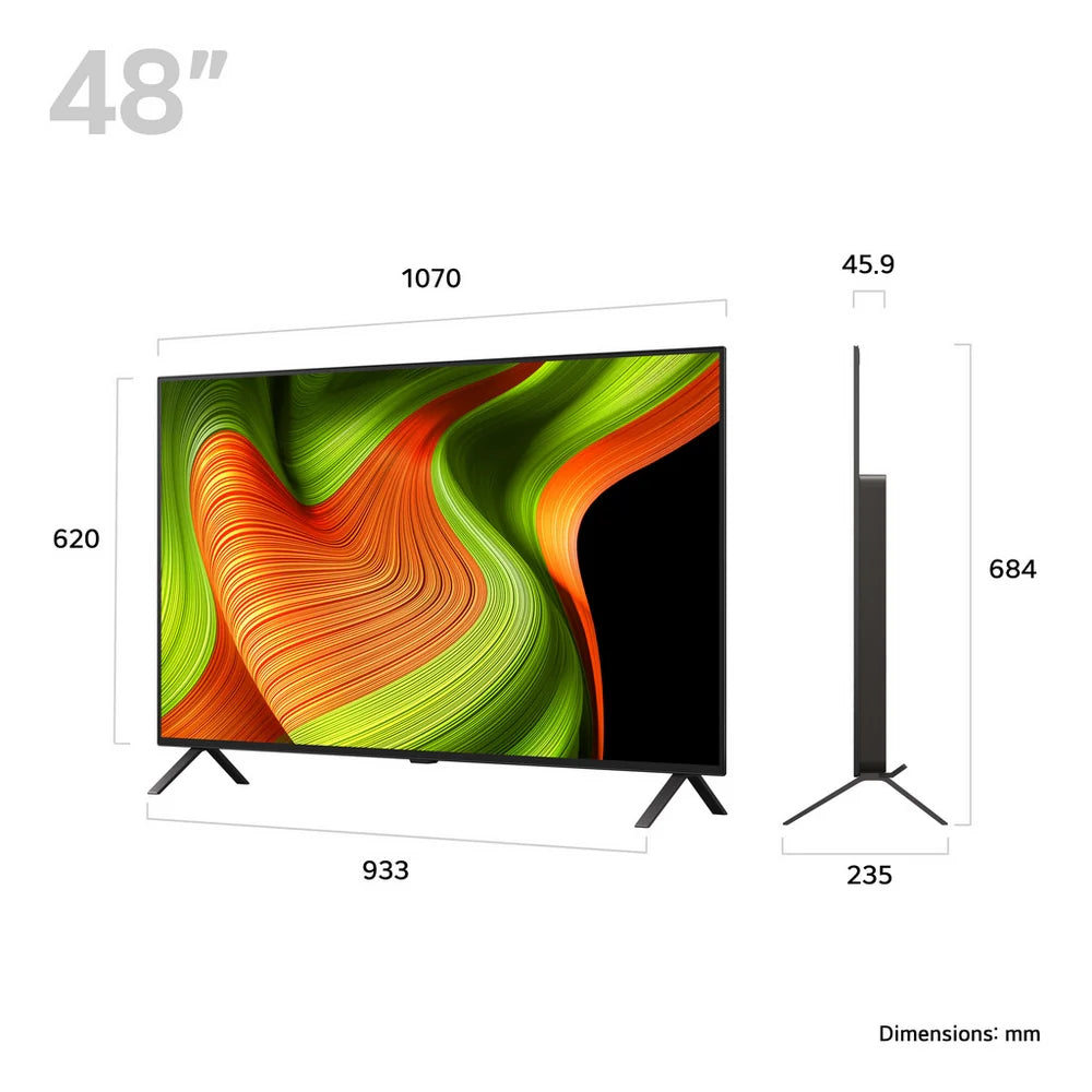 lg-oled48b56la-48-inch-oled-ai-b5-4k-hdr-smart-tv-2025-48-inch-1155396060 LG OLED48B56LA 48 Inch OLED AI B5 4K HDR Smart TV 2025 - Image 2