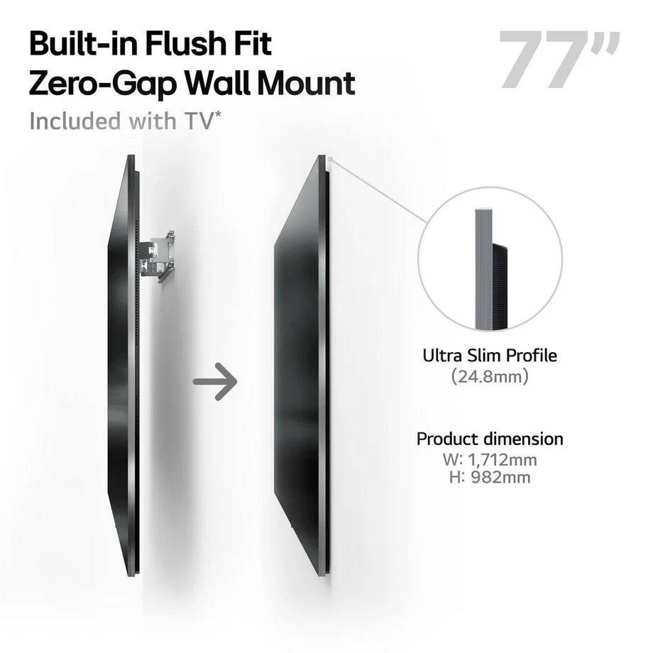 lg-oled77g54lw-77-inch-oled-evo-ai-g5-oledg54lw-4k-ultra-hd-hdr-smart-tv-2025-wall-mount-version-77-inch-1155443078 LG OLED77G54LW 77 Inch OLED evo AI G5 OLEDG54LW 4K Ultra HD HDR Smart TV 2025 - Wall mount version - Image 2