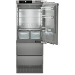 Liebher Premiumplus ECBNE7870 Bio Fresh No Frost 402L Fridge Freezer Stainless Steel - Image 2