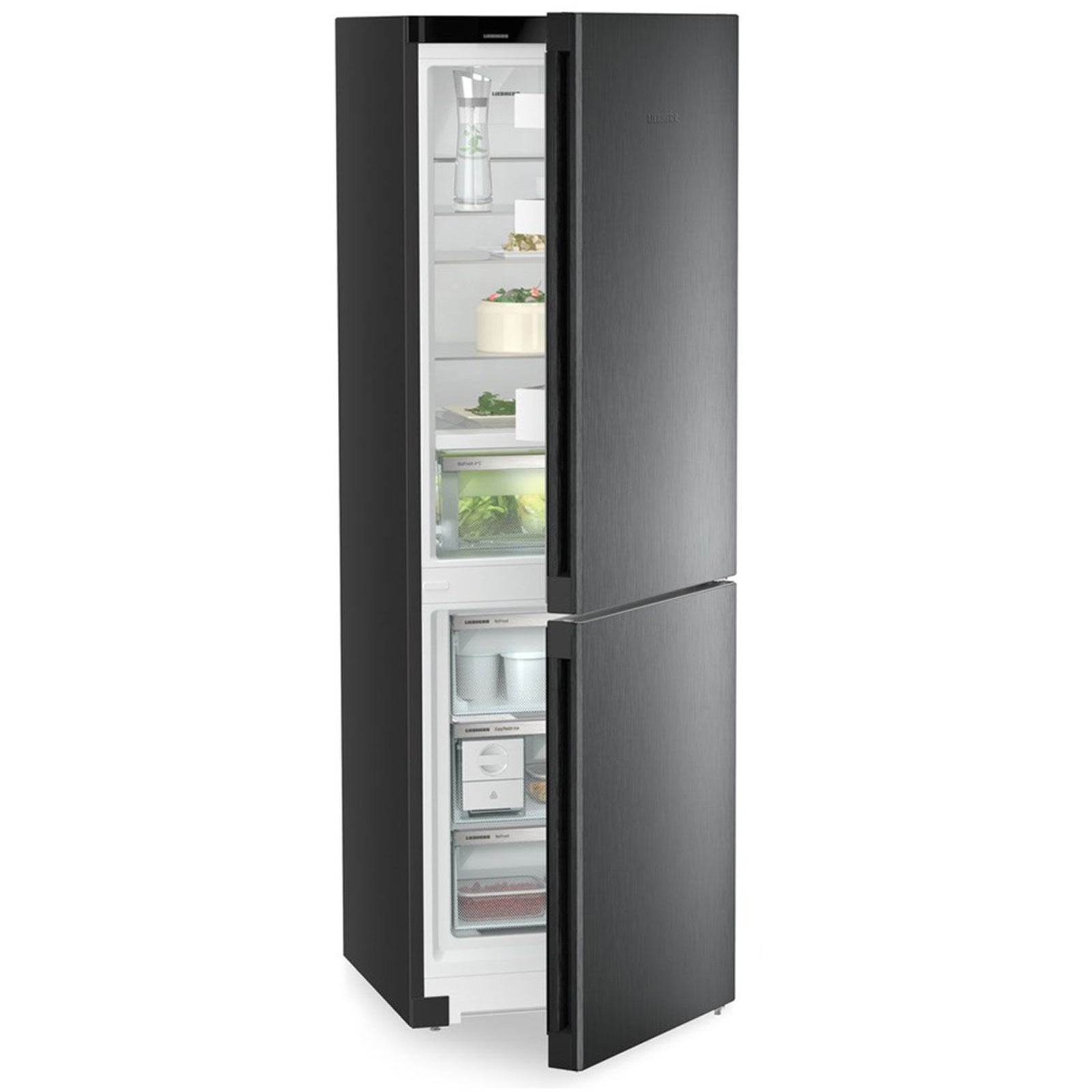 liebherr-cbnbda-5223-plus-60cm-biofresh-no-frost-fridge-freeze-black-1146200791 Liebherr CBNBDA 5223 Plus 60cm BioFresh No Frost Fridge Freeze Black - Image 1