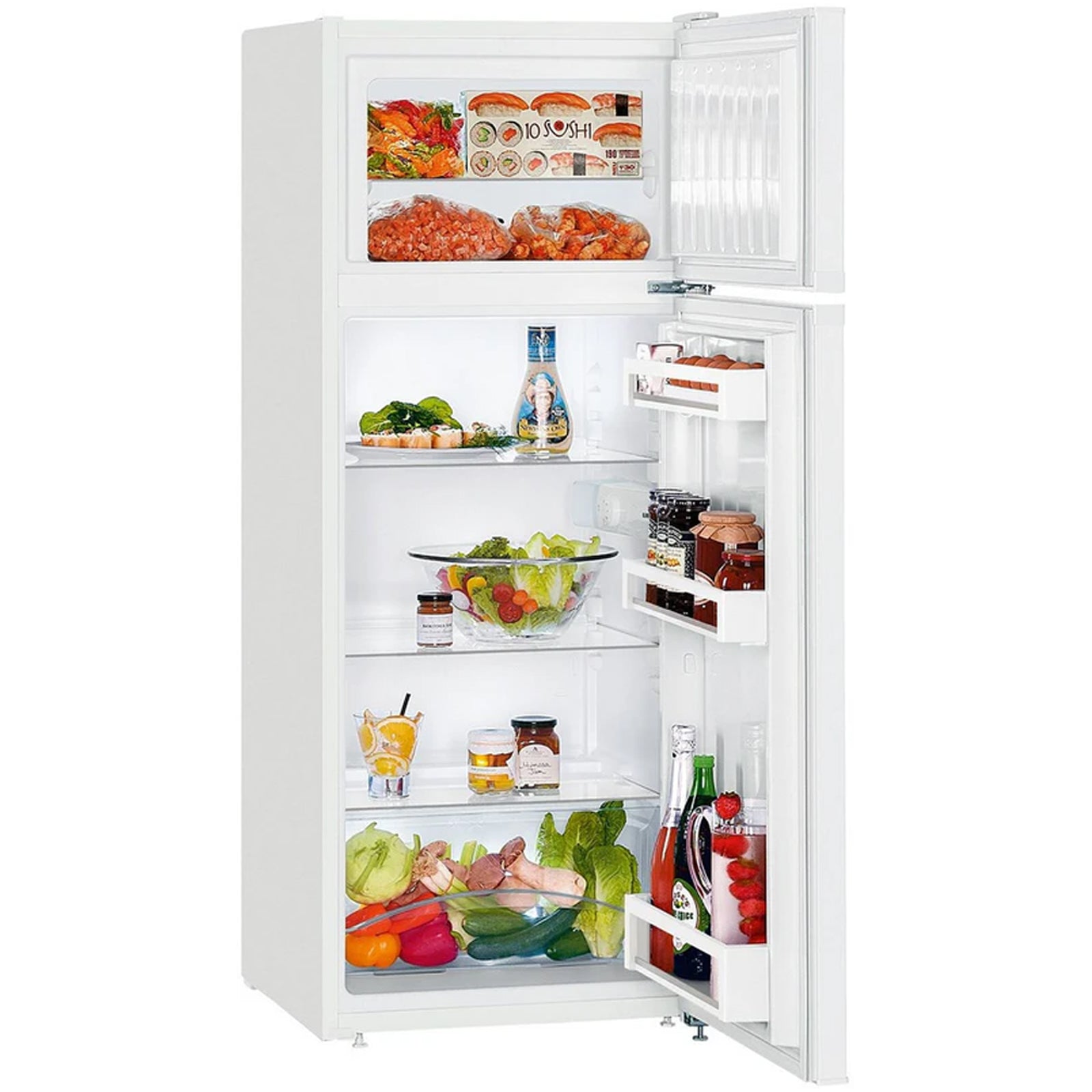 liebherr-comfort-cte2531-55cm-smart-frost-top-mount-fridge-freezer-white-1151910168 Liebherr Comfort CTE2531 55cm Smart Frost Top Mount Fridge Freezer White - Image 4