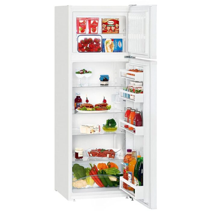 Liebherr Comfort CTE2931 55cm 270L Top Mount Freestanding Fridge Freezer White - Image 2