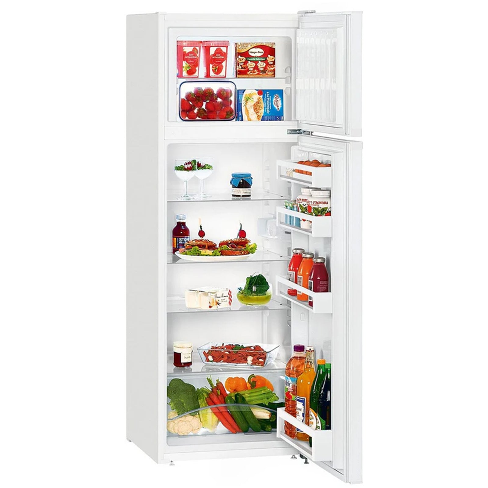 liebherr-comfort-cte2931-55cm-270l-top-mount-freestanding-fridge-freezer-white-1151910166 Liebherr Comfort CTE2931 55cm 270L Top Mount Freestanding Fridge Freezer White - Image 2