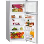Liebherr Comfort CTELE2131 55cm Smart Frost Top Mount Freestanding Fridge Freezer Silver - Image 2