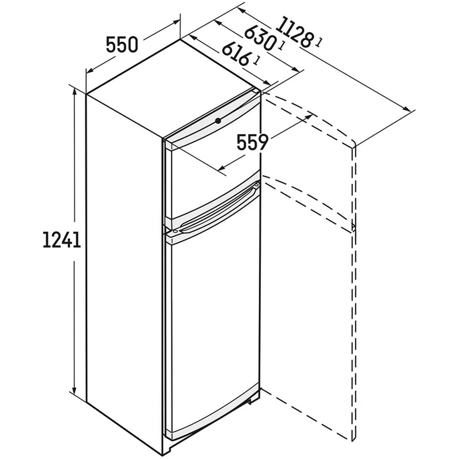 liebherr-comfort-ctele2131-55cm-smart-frost-top-mount-freestanding-fridge-freezer-silver-1152119537-1 Liebherr Comfort CTELE2131 55cm Smart Frost Top Mount Freestanding Fridge Freezer Silver - Image 6