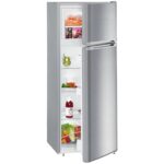 Liebherr Comfort CTELE2531 55cm Smart Frost Top Mount Freestanding Fridge Freezer Silver - Image 3