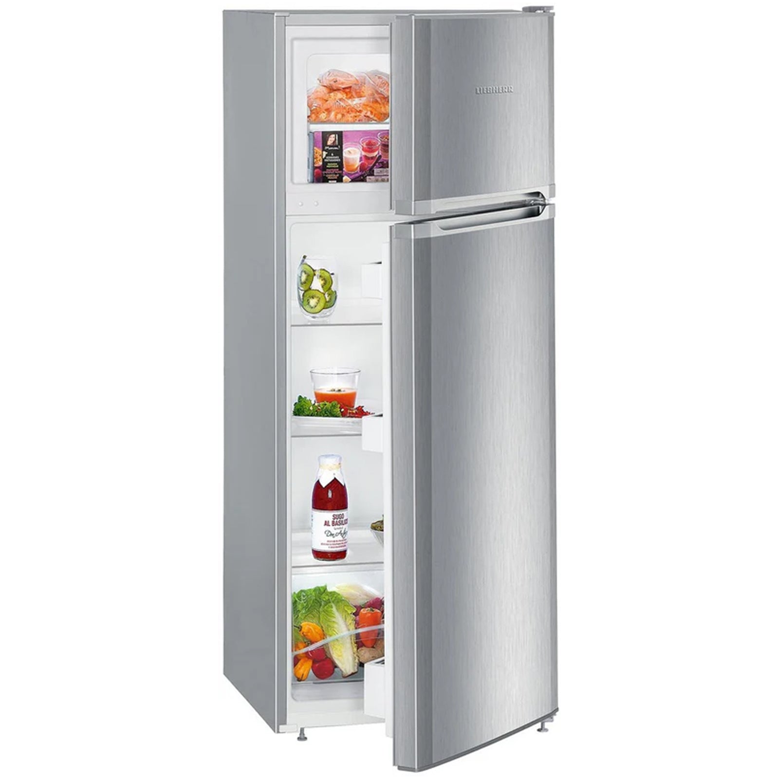 liebherr-comfort-ctele2531-55cm-smart-frost-top-mount-freestanding-fridge-freezer-silver-1152119525 Liebherr Comfort CTELE2531 55cm Smart Frost Top Mount Freestanding Fridge Freezer Silver - Image 3
