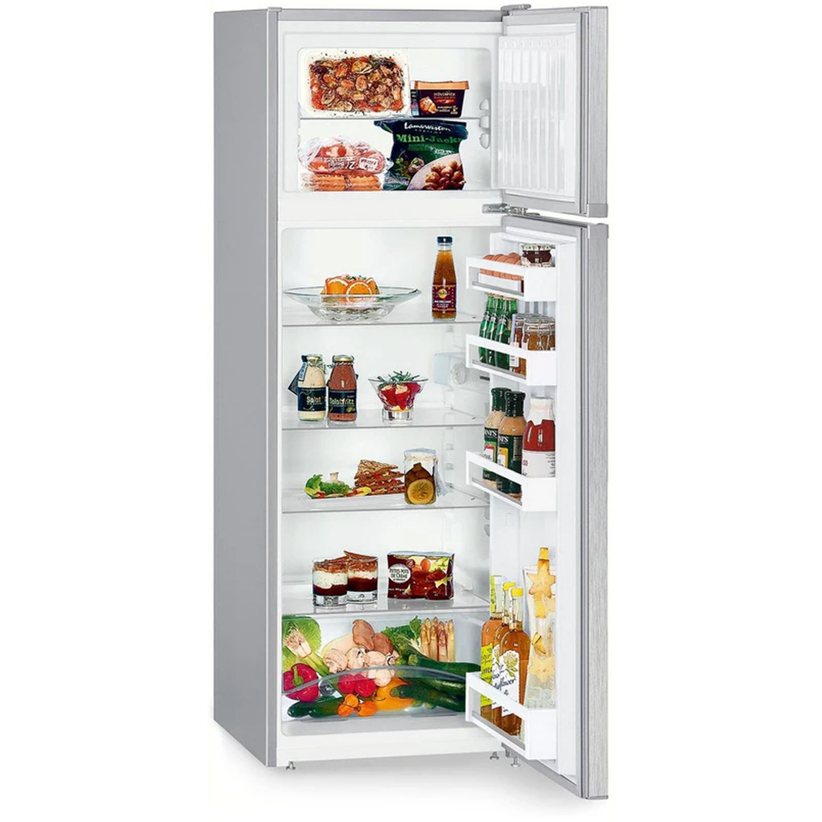 liebherr-comfort-ctele2931-55cm-smart-frost-top-mount-freestanding-fridge-freeze-silver-1152487900 Liebherr Comfort CTELE2931 55cm Smart Frost Top Mount Freestanding Fridge Freeze Silver - Image 2