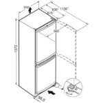 Liebherr Comfort CUELE2331 55cm 210L Freestanding Fridge Freezer Silver - Image 6