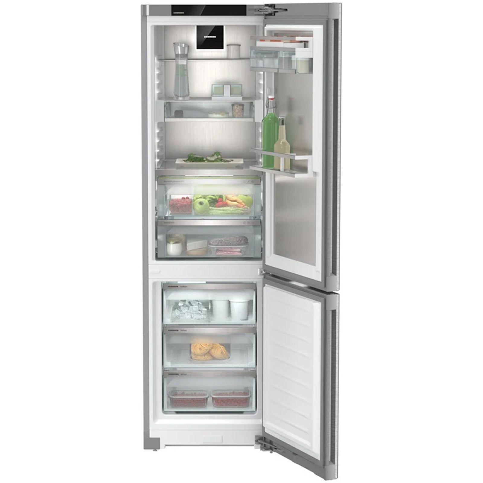 liebherr-peak-cbnstb579i-60cm-biofresh-no-frost-fridge-freezer-stainless-steel-1146610072 Liebherr Peak CBNSTB579I 60cm BioFresh No Frost Fridge Freezer Stainless Steel - Image 2