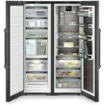 Liebherr Peak XRCBS5295 120cm 519L Freestanding No Frost Side by Side Fridge Freezer Black Steel - Image 2