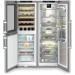 Liebherr Peak XRCST5295 120cm 689L Freestanding No Frost Side by Side Fridge Freezer Stainless Steel - Image 2
