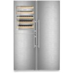 Liebherr Peak XRCST5295 120cm 689L Freestanding No Frost Side by Side Fridge Freezer Stainless Steel - Image 3