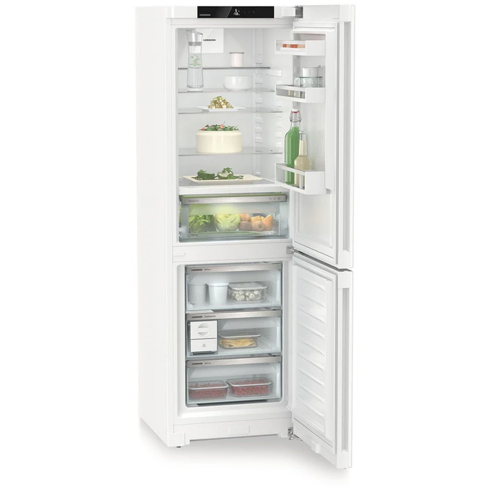 liebherr-plus-cbnc5223-60cm-biofresh-no-frost-fridge-freezer-white-1146552790 Liebherr Plus CBNC5223 60cm BioFresh No Frost Fridge Freezer White - Image 3