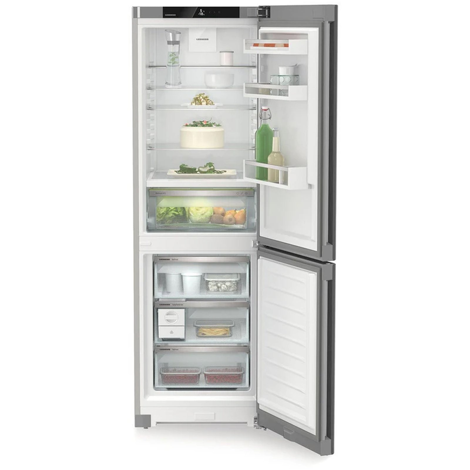 liebherr-plus-cbnsfc5223-60cm-biofresh-no-frost-fridge-freezer-stainless-steel-1146562018 Liebherr Plus CBNSFC5223 60cm BioFresh No Frost Fridge Freezer Stainless Steel - Image 5