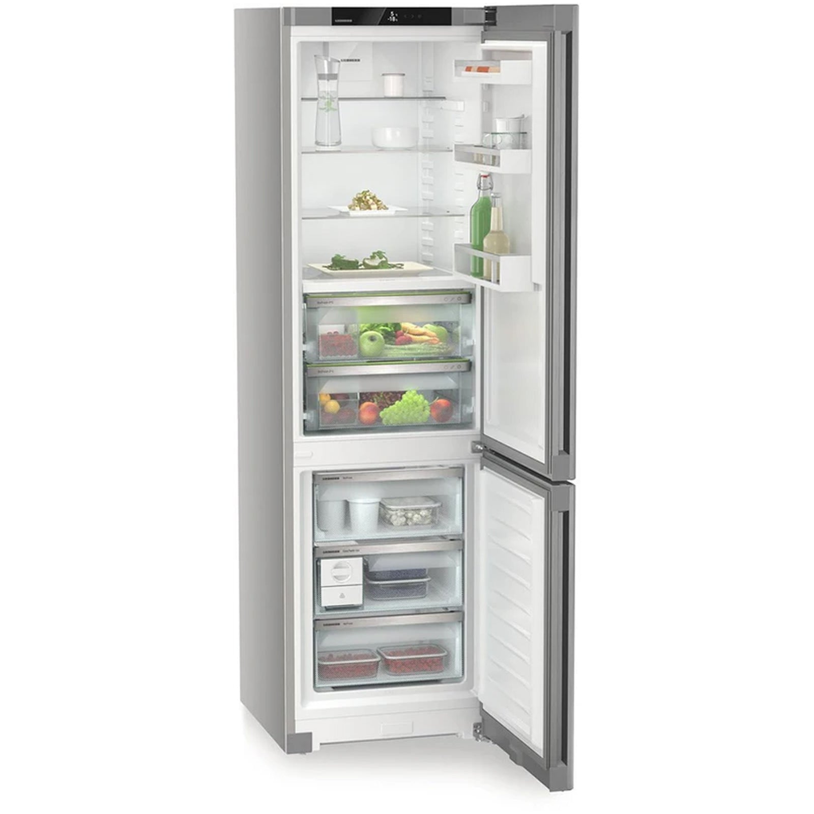 liebherr-plus-cbnsfc57vi-60cm-bio-fresh-no-frost-fridge-freezer-stainless-steel-1146562003 Liebherr Plus CBNSFC57VI 60cm Bio Fresh No Frost Fridge Freezer Stainless Steel - Image 2