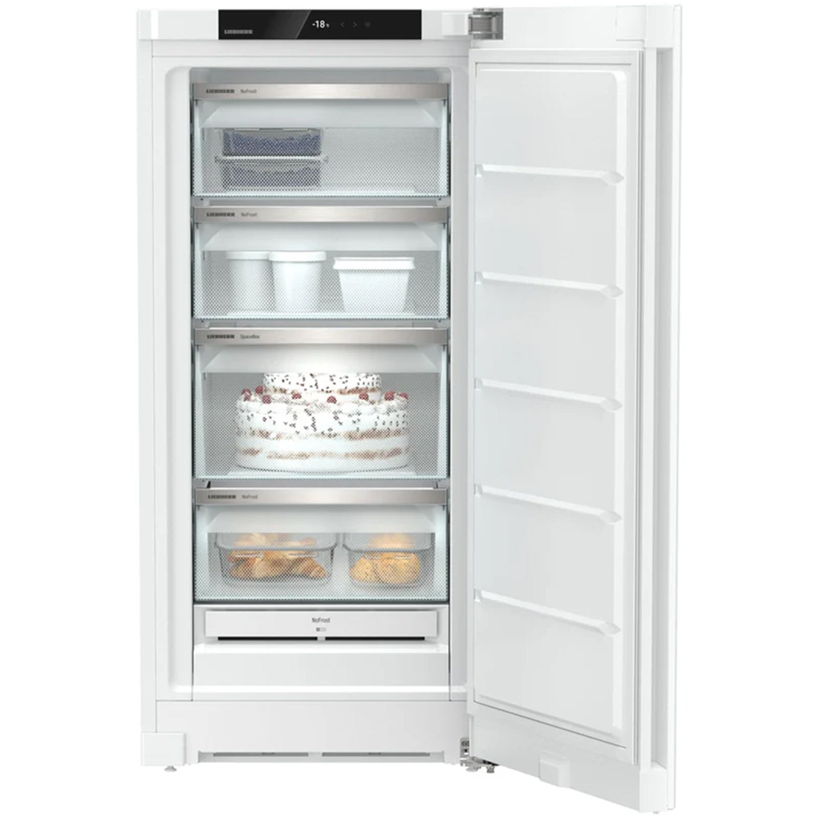 liebherr-plus-fnd4224-60cm-160l-upright-tall-freestanding-freezer-white-1153030752 Liebherr Plus FND4224 60cm 160L Upright Tall Freestanding Freezer White - Image 2
