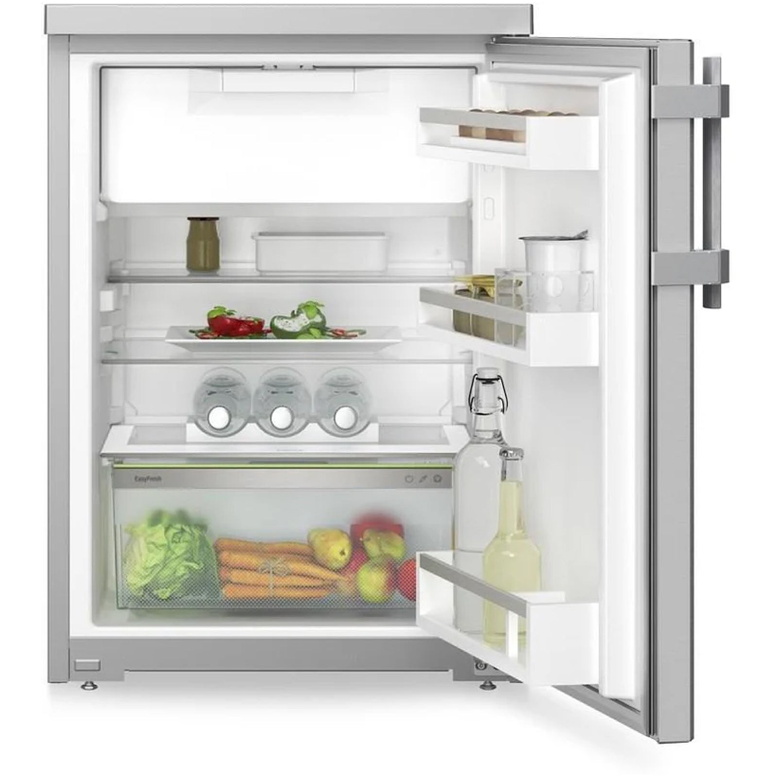 liebherr-plus-rsdci1621-60cm-125l-easy-fresh-freestanding-under-counter-silver-fridge-with-icebox-1154214088 Liebherr Plus RSDCI1621 60cm 125L Easy Fresh Freestanding Under Counter Silver Fridge with Icebox - Image 2
